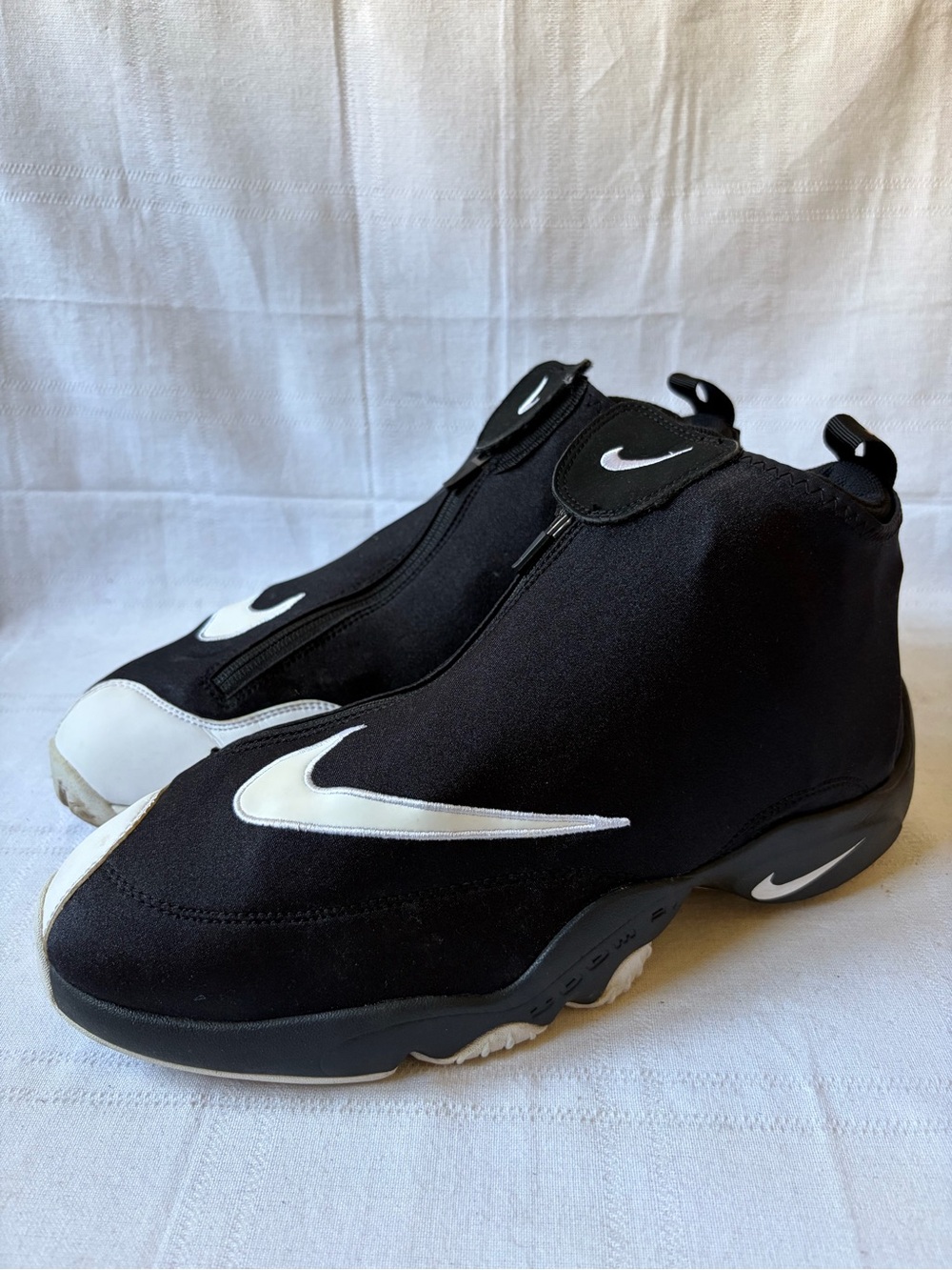 Nike Air Zoom Flight '98 The Glove Black White Sneakers Men's Size 13 616772-001